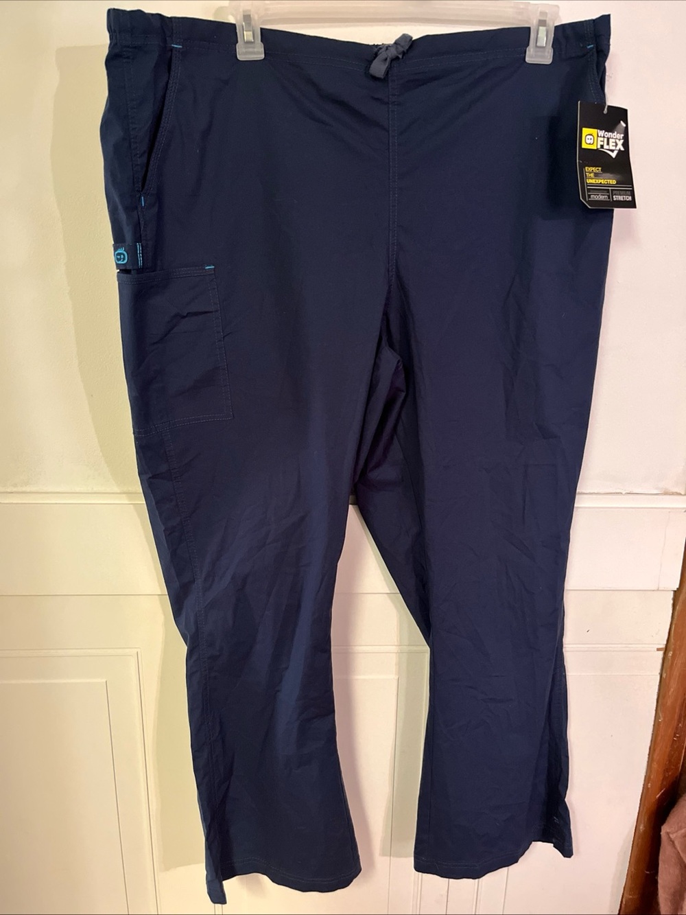 WonderWink Women’s Navy WonderFlex Drawstring Scrubs